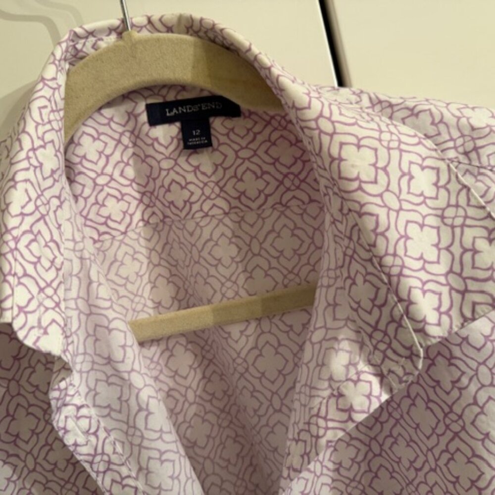 Dress shirt, Land's End, cotton, size 12